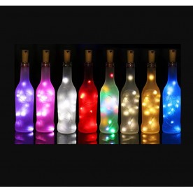 2бр. ДЕКОРАТИВНА ТАПА ЗА БУТИЛКА С LED ЛАМПИЧКИ 2 МЕТРА DECO