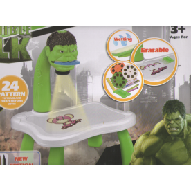 ДЕТСКА ДЪСКА С ПРОЕКТОР ЗА РИСУВАНЕ ХЪЛК