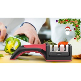 Тристепенно точило за ножове с дръжка