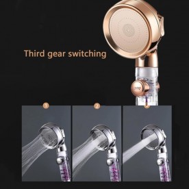 Многофункционална душ слушалка с филтър и 3 функции на водата