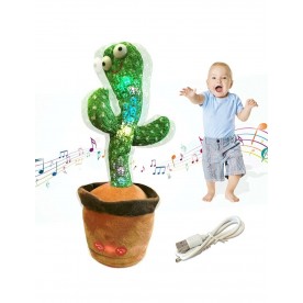 Плюшен кактус Алехандро–светещ, танцуващ, говорещ и пеещ със 120 песни