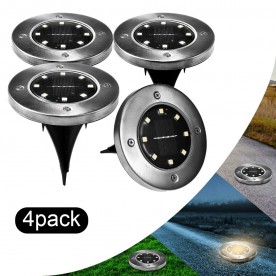 4 броя соларни градински лампи 