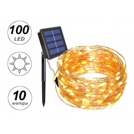 LED соларни лампички, 10 метра