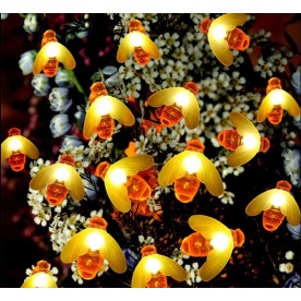 Соларни градински лампички с форма на пчелички