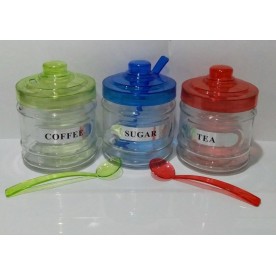 Сет за захар, кафе и чай с лъжички