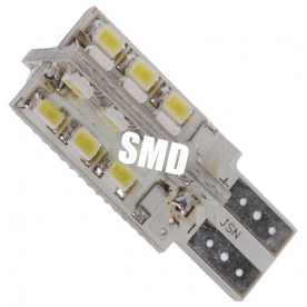 Автомобилна LED лампа W2.1X9.5D, 12VDC, 2.7W, 24 LED, студено бяла Автомобилна LED лампа W2.1X9.5D, 12VDC, 2.7W, 24 LED, студено бяла