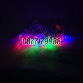 Коледни LED светлини, кристални топчета