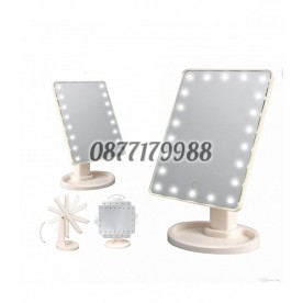Голямо, настолно LED огледало