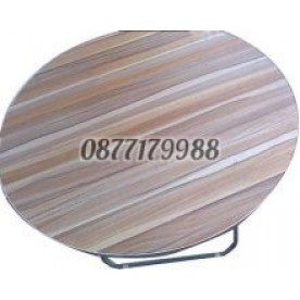 Сгъваема маса, кръгла 80см.