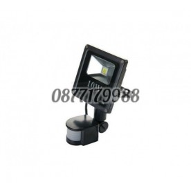 LED Прожектор с PIR датчик 10W Slim