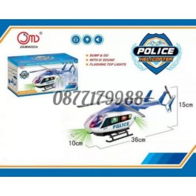 Полицейски хеликоптер със звукови и светлинни ефекти