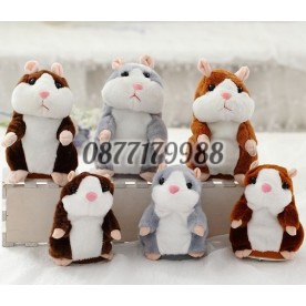 Забавна плюшена играчка - говорещ хамстер