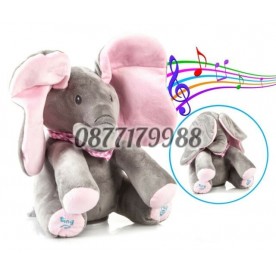 Интерактивно пеещо плюшено слонче