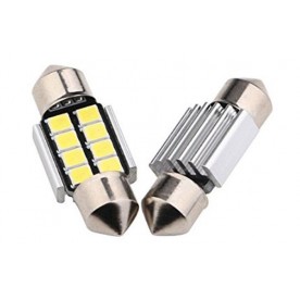 Диодни крушки за плафон с 8 SMD диода 31мм