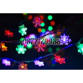 Коледни LED светлини, снежинки