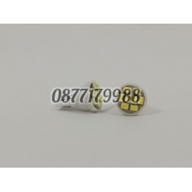 Диодни габарити бели Т10 с 8 SMD диода, комплект 2 броя Диодни габарити бели Т10 с 8 SMD диода, комплект 2 броя