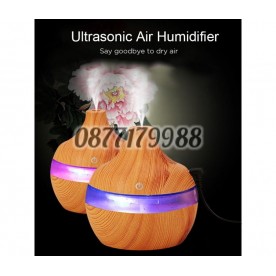 ДИФУЗЕР, ОВЛАЖНИТЕЛ ЗА ВЪЗДУХ С АРОМАТЕРАПИЯ 300мл.