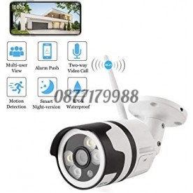 Охранителна, широкоъгълна безжична Wifi камера за домашно наблюдение Arespark, FHD 1080P, Водоустойчива